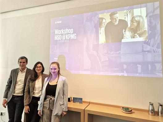 von links nach rechts: Prof. Dr. Dirk Grathwohl, Dr. Melina Heilmann und Joy Kurth